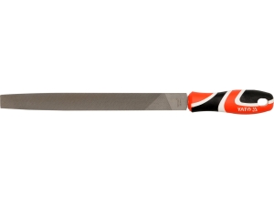 Pilnik do metalu YATO płaski półgładzik 250mm stal T12 rękojeść YT-6228
