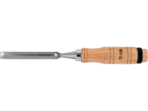 Dłuto do drewna YATO 12mm półokrągłe stal węglowa rękojeść drewniana YT-62822