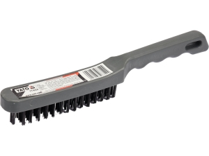 Szczotka druciana YATO ręczna 4-rzędowa stal ocynkowana do rdzy farby YT-6354