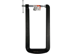 Ścisk stolarski typ C YATO głęboki 101x304mm żeliwny zacisk śrubowy YT-64192