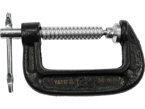 Ścisk śrubowy YATO stolarski typu c 2 cale 50mm żeliwny YT-64251