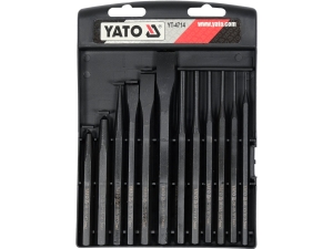 Zestaw przecinaków i punktków YATO CrV 12 szt. do metalu YT-4714