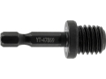 Adapter do wiertarki z gwintem M14 widok z boku czarny metal YATO YT-47869