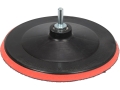 Adapter z trzpieniem do polerki z rzepem, widok z tyłu YATO YT-47933