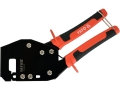 Szczypce do profili 260 mm z czerwono-czarnymi uchwytami i czarną stopką YATO YT-51312