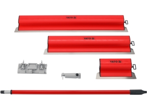 Zestaw szpachli do gładzi YATO 5 szt.uk noże pvc w walizce YT-52225