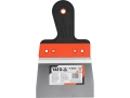 Szpachla fasadowa stalowa z etykietą, wymiary 150x90 mm YATO YT-52310