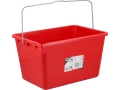Wiadro malarskie plastikowe czerwone z metalowym uchwytem 12 litrów YATO YT-54742