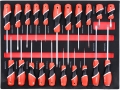 Zestaw wkrętaków płaskich, krzyżakowych i torx w wkładce YATO YT-55290