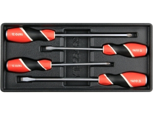 Zestaw wkrętaków do podbijania YATO 4 szt. śrubokręty mocne stal CrV YT-55469