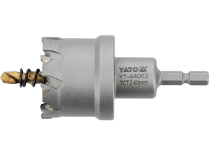 Otwornica do metalu tct YATO grd 40mm do stali nierdzewnej i tworzyw YT-44062