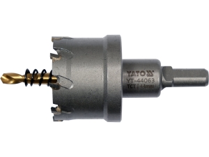 Otwornica do metalu tct YATO grd 44mm do stali nierdzewnej i tworzyw YT-44063