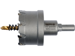 Otwornica do metalu tct YATO grd 51mm do stali nierdzewnej i tworzyw YT-44066