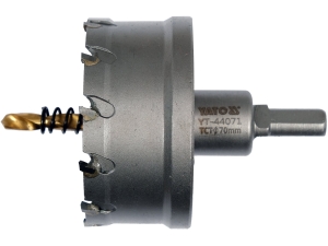 Otwornica do metalu tct YATO grd 70mm do stali nierdzewnej i tworzyw YT-44071