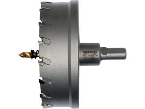 Otwornica do metalu tct YATO grd 102mm do stali nierdzewnej i tworzyw YT-44074