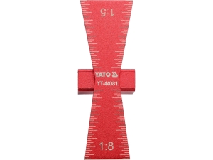 Szablon stolarski YATO do połączeń jaskółczy ogon metalowy YT-44081