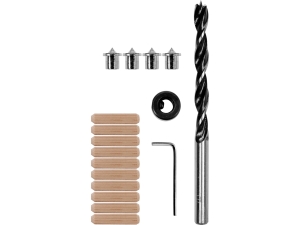 Zestaw do połączeń kołkowych YATO 8mm wiertło znaczniki 17 elementów YT-44113