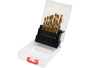 Zestaw wierteł do metalu YATO HSS tin 19 szt. 1 do 10mm szlifowane YT-44675