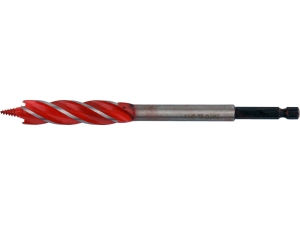 Wiertło do drewna YATO 14mm 4 ostrzowe spiralne z uchwytem HEX 165mm YT-44682