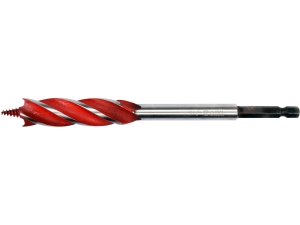 Wiertło do drewna YATO 16mm 4 ostrzowe spiralne z uchwytem HEX 165mm YT-44683