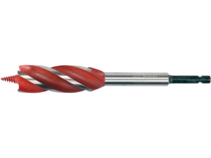 Wiertło do drewna YATO 22mm spiralne 4-ostrzowe HEX długość 165mm YT-44686