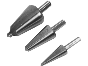 Zestaw wierteł stożkowych YATO do metalu blach 3 szt. HSS do 30mm YT-44730