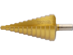 Wiertło stopniowe YATO stożkowe 6-38mm do blachy i metalu YT-44740