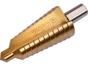 Wiertło stopniowe YATO 10 30mm do metalu stali HSS wielostopniowe 87mm YT-44746