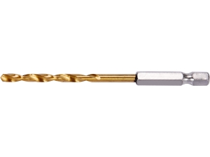 Wiertło do metalu YATO 4.5mm HSS tin z uchwytem sześciokątnym HEX YT-44759