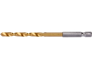 Wiertło do metalu tytanowe YATO HSS tin przebiciowe HEX 5mm 106mm YT-44761
