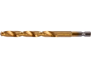 Wiertło do metalu YATO HSS tin 8mm 117mm tytanowe uchwyt HEX YT-44768