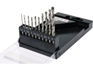 Zestaw wierteł do metalu YATO HSS HEX 10 szt. sześciokątny YT-44888
