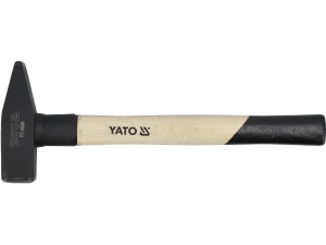 Młotek ślusarski YATO 1000g trzonek drewniany kuty czerniony YT-4508