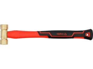 Młotek mosiężny YATO 300g beziskrowy trzonek z włókna szklanego YT-45291