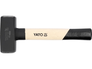 Młotek kamieniarski YATO 2000g 2kg kuty na zimno trzonek dębowy YT-4553