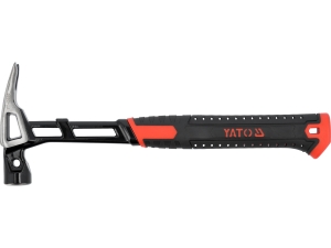 Młotek murarski YATO 450g metalowy magnetyczny uchwyt wyciągacz gwoździ YT-45660