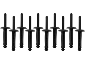 Nity plastikowe YATO zestaw 10 szt.uk 6.6x17.2mm samochodowe YT-35983