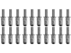Nitotrzpienie aluminiowe YATO M5 zestaw 20 szt. nierdzewne YT-36201
