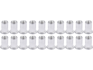 Nitonakrętki aluminiowe YATO M5 radełkowane zestaw 20 szt.uk YT-36453