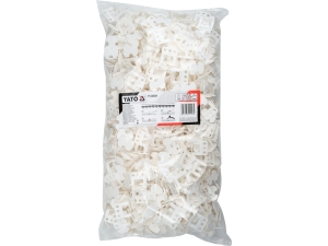 Klipsy do poziomowania płytek YATO 1mm zestaw 700 szt. 5-14mm YT-36934