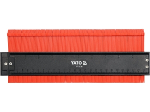 Wzornik kształtów przymiar YATO do profili paneli glazury 260mm YT-3736