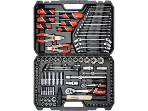 Zestaw narzędziowy YATO klucze nasadowe 109 el 1/4 1/2 walizka YT-38891