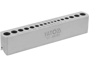 Uchwyt do wiercenia prostopadłego YATO stalowy 17 otworów 3 9.5mm YT-39701