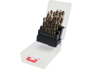 Zestaw wierteł do metalu YATO HSS co kobaltowe 1-13mm 25 szt.uk walcowy YT-41605