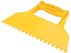 Szpachelka plastikowa VOREL do klejów zapraw zęby 6x6mm 225mm 05972
