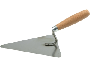 Kielnia trójkątna VOREL tynkarska 180mm murarska do narożników 06341