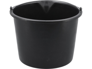 Wiadro budowlane VOREL 12L okrągłe plastikowe z wylewką i uchwytem 06391