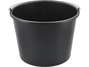 Wiadro budowlane kastra VOREL 16L okrągłe plastikowe z lejkiem i uchwytem 06393