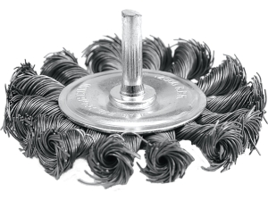 Szczotka tarczowa VOREL 75mm drut splatany stal do metalu 12500 obr 06993