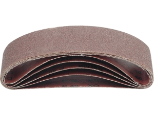 Taśma ścierna bezkońcowa VOREL P60 75x533mm zestaw 5 szt. do drewna 07665
